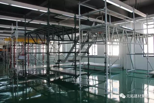 盤(pán)扣式腳手架展廳